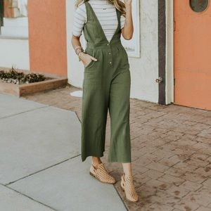 GREEN JUMPSUIT